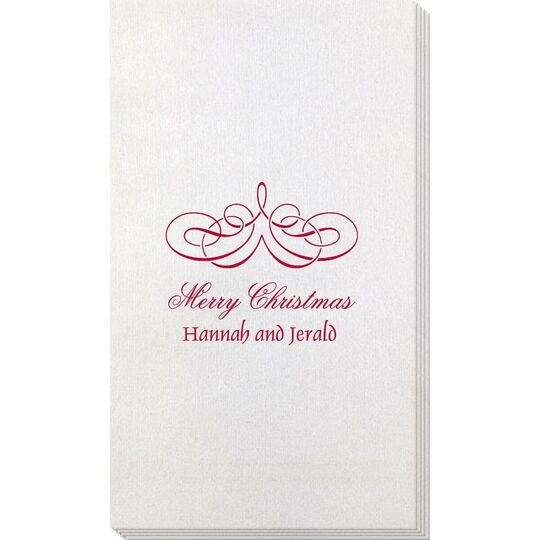 Magnificent Scroll Bamboo Luxe Guest Towels